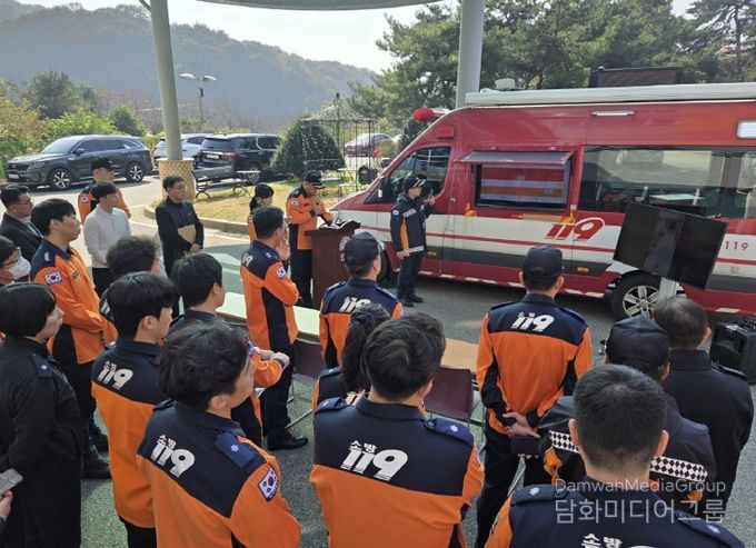 실시간 관제·원격 비상 방송 등 소방시스템 기능별 시연회