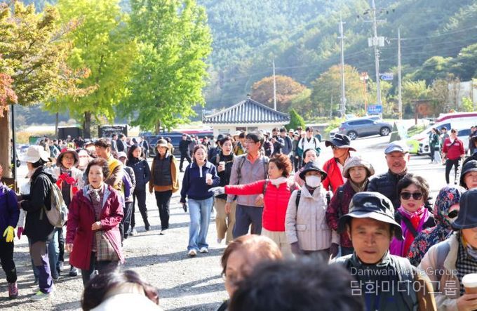함양 농월정에서 거연정까지, 걷기주간 운영