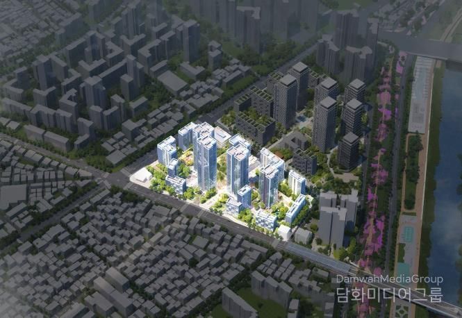 서울시 신속통합기획이 확정된 면목동 174-1일대 조감도