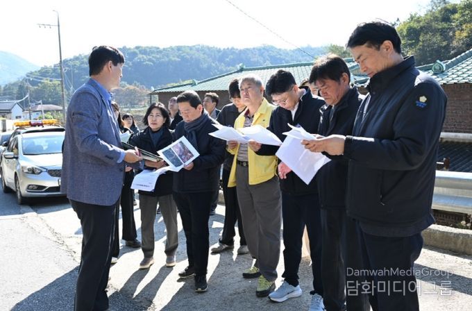 군위군의회, 관내 주요사업 현장방문(소나무재선충방재사업)