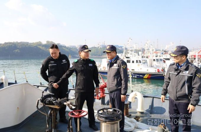 울산해경, 동절기 해양사고 대비 현장 점검 실시