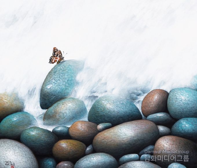 남학호 46년 화업, 돌과 나비로 완성한 ‘불이(不二)의 세계