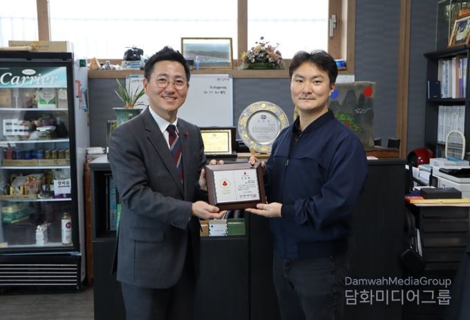 박광호 한유기계 대표, 통영시 3호 나눔리더 가입