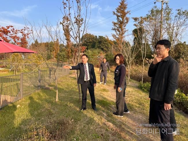 완주군의회 성중기 의원, 모아미래도(2차) 배수문제 해결 위한 현장 방문