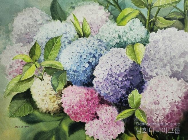 붓끝에서 피어난 평생학습, ‘꿈나무 수채화 동아리전’ 개최