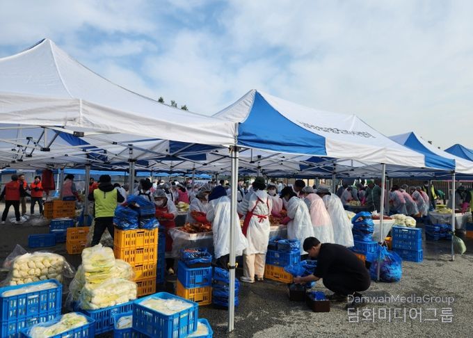 남양읍 김장행사 현장사진
