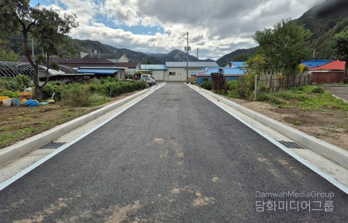 평창군, 지구단위계획 도로 창리지구 소로 3-18호 개설 공사 완료