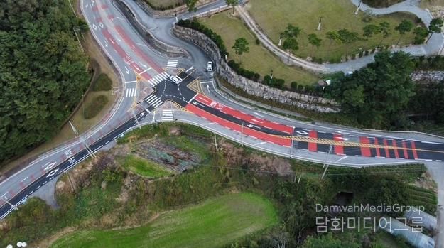 아스콘절삭덧씌우기 및 미끄럼방지포장