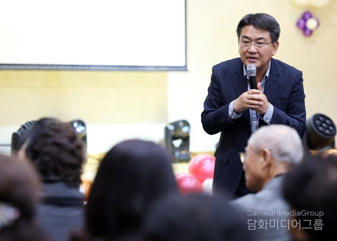 설명회에 참석한 오승록 노원구청장