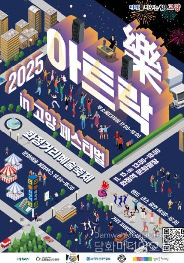 2025년 아트락in고양페스티벌 메인 포스터