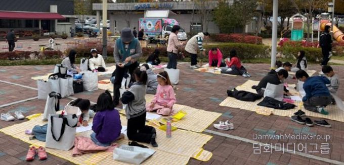 제2회 마을만들기 어린이 사생대회 현장