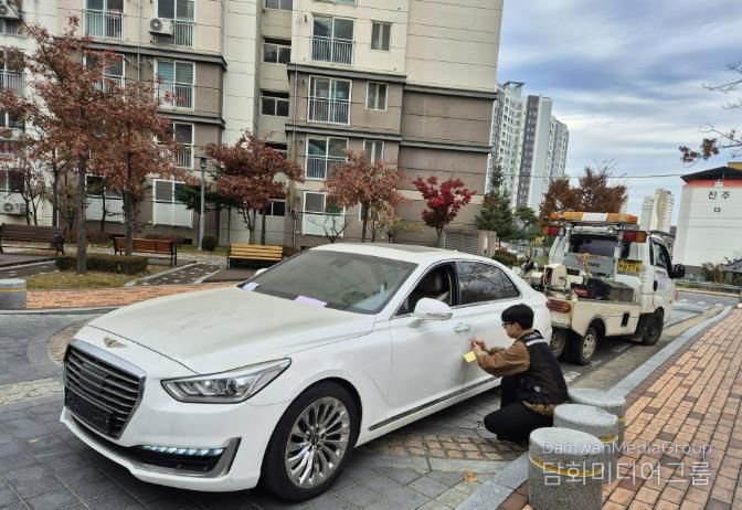 상주시, 고액·장기 체납차량 강제견인 및 공매추진