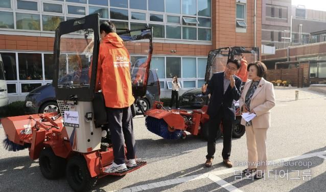 과천시, 폭설 대비 총력…제설 장비 확충하고 현장 실습 훈련 진행