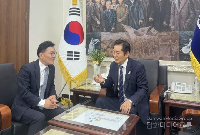 정청래 당대표 면담 사진