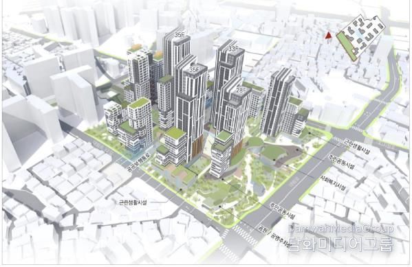 대림동 855-1번지 일대 대림1구역 주택정비형 재개발사업 조감도