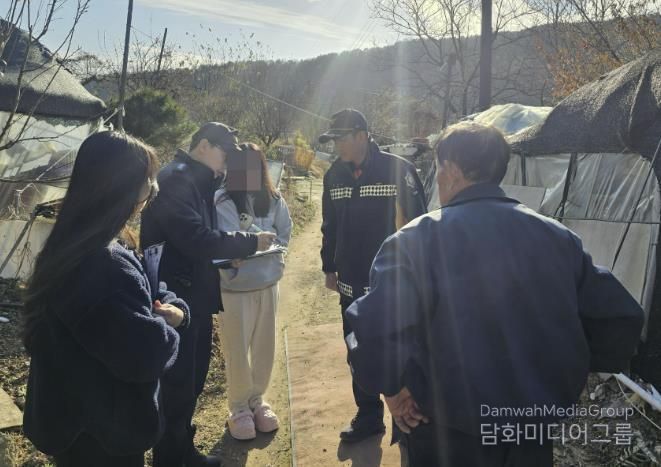 수원시 장안구 연무동, 겨울철 대설 대비 주거용 비닐하우스 점검