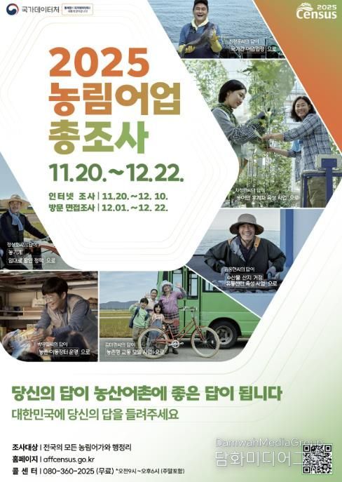 연천군, 2025 농림어업총조사 실시