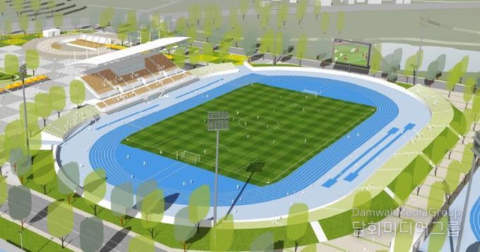 4대도시진입기념행사연다-종합운동장 조감도