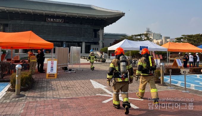 2025년 청주예술의전당 합동 소방훈련