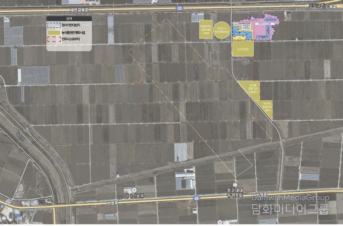 전주 도도동 ‘미래농업 클러스터’ 조성 본격화 (공공통합청사 건립사업 위치도)