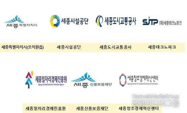 연말연시 ΄조치원 동네 한바퀴΄ 참여 기관 CI