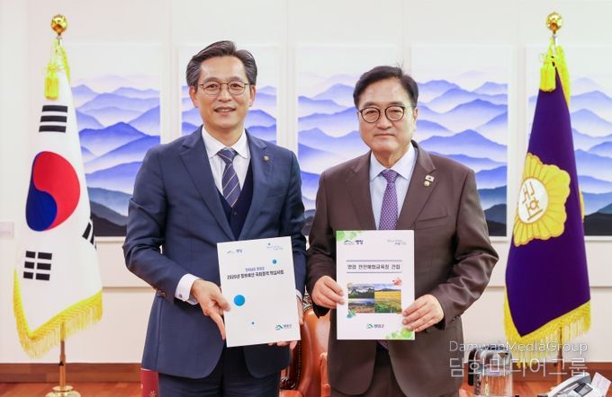 우승희 군수, 국회 방문해 지역 현안사업 예산 반영 건의