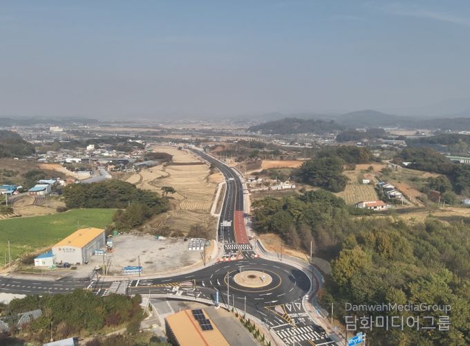 홍성 고암-역재 지방도 609호선 개통