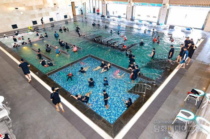완도해양치유센터(1층 딸라소풀 전경)
