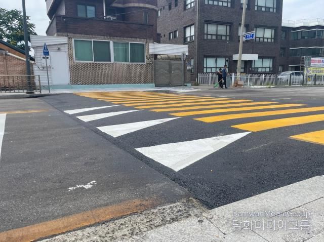 고원식 횡단보도 설치(원주초)