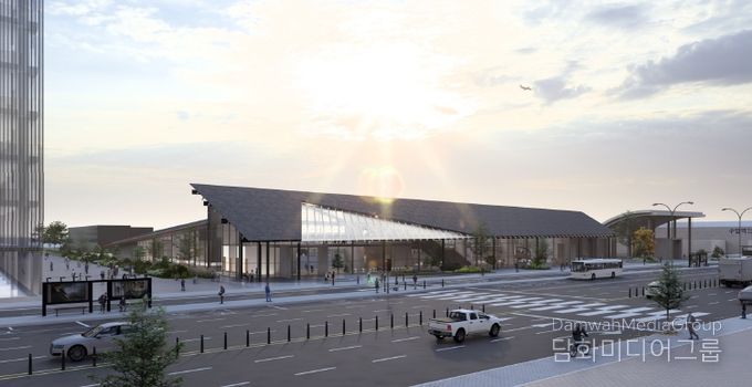 대전시 유성복합터미널 조감도