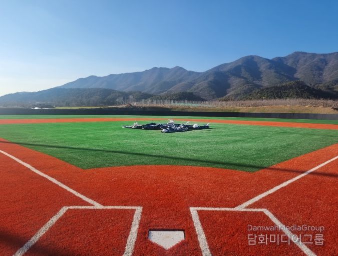 증평생활야구장, 한 단계 업그레이드.