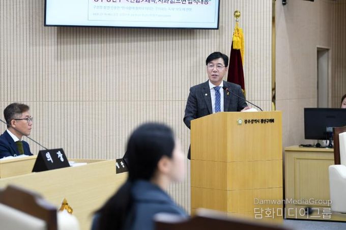 윤영일 광산구의원, 재활용품 수집 민간위탁 입찰 의혹 ‘일침’