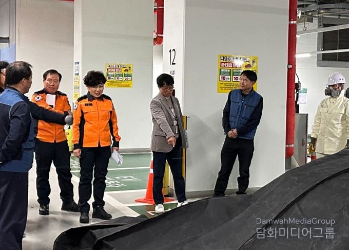 이오숙 전북특별자치도소방본부장, 고층건축물 화재안전관리 현장점검