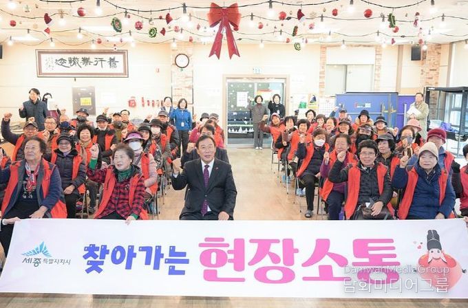 최민호 세종시장, 도시락 배달로 어르신 돌봄현장 소통