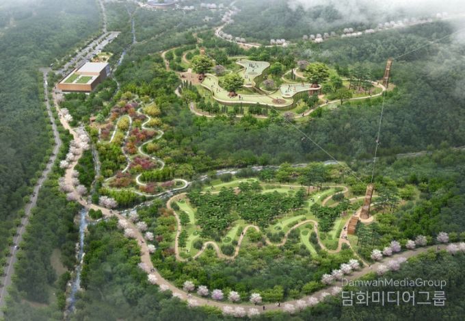 제천시, 국립산림치유원 조감도