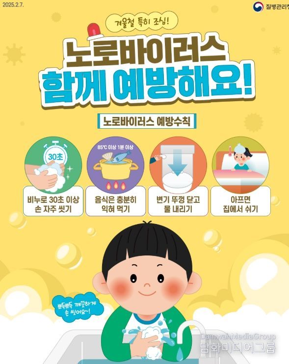 영광군, 노로바이러스 예방수칙