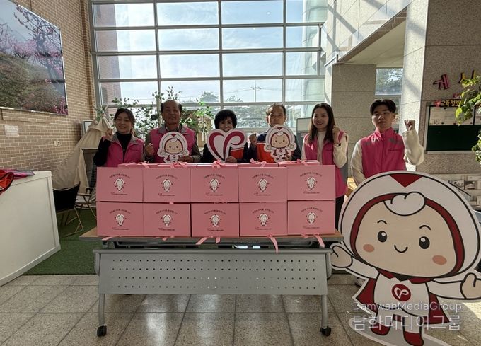 경북 산불 피해복구 참여 자원봉사자 지원 물품 전달