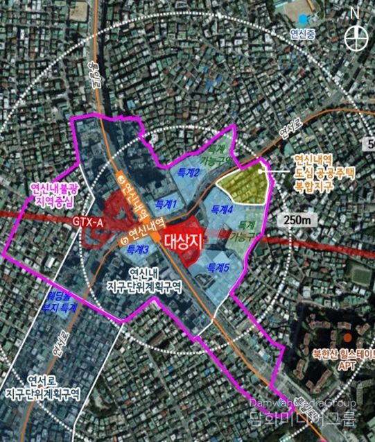 위치도 (은평구 불광동 380-20번지 일대)