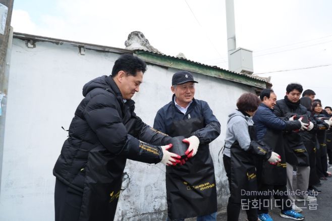 제주시,‘사랑의 연탄’나눔으로 취약계층 겨울나기 지원