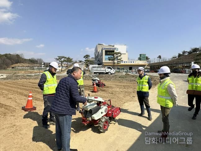 농업기계 안전 교육 사진