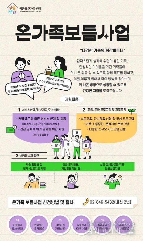 온가족 보듬사업 홍보 포스터