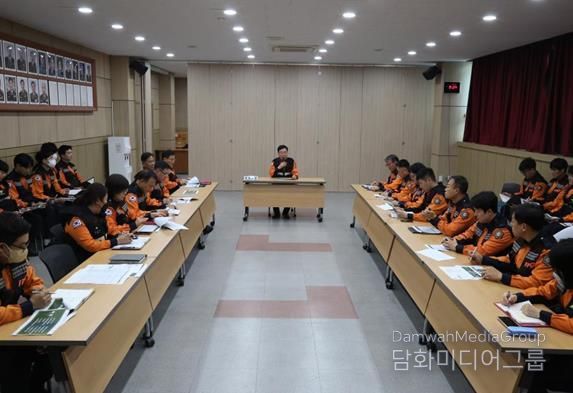 서산소방서, 하반기 긴급구조통제단 기능숙달 도상훈련 실시