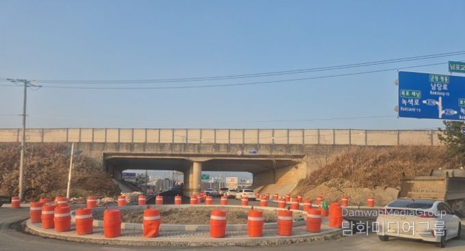 공사 현장 모습