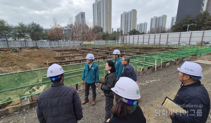 음성교육지원청, 겨울철 교육시설 공사현장 안전점검