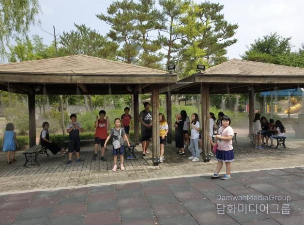 폭염 예방 시설 설치 사진