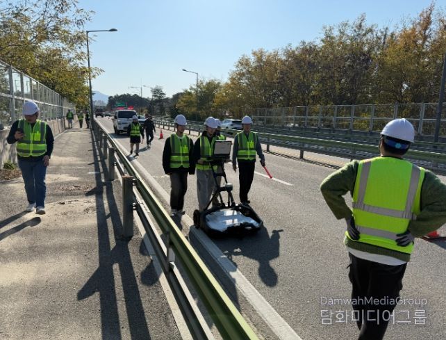 강릉시-강원도립대학교, 도로 안전 확보를 위한 GPR 공동탐사