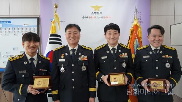 세종소방본부, 시민 생명 지킨 구급대원 포상