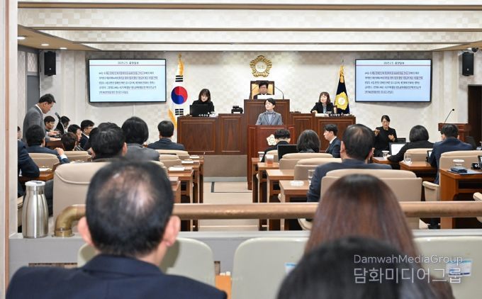 부산 해운대구의회 제290회 정례회 제3차 본회의 구정질문 현장