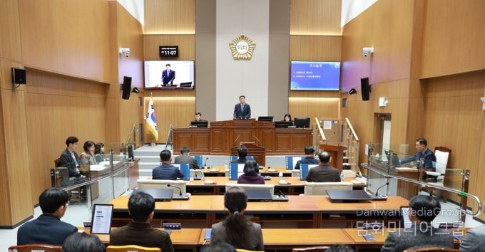 제373회 제2차 정례회 제3차 본회의 전경