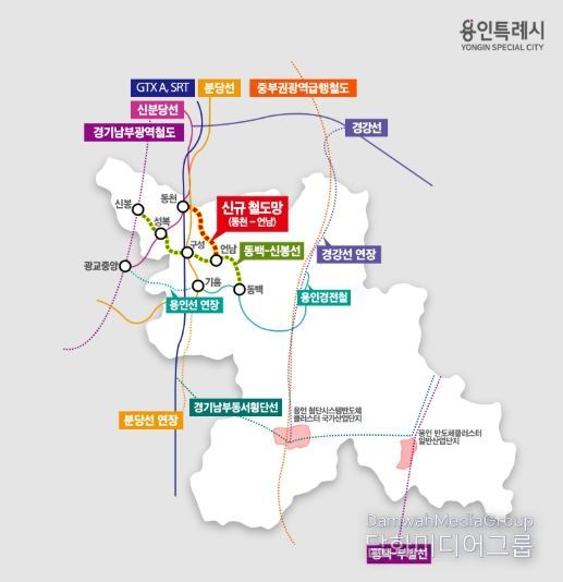 용인특례시추진철도사업